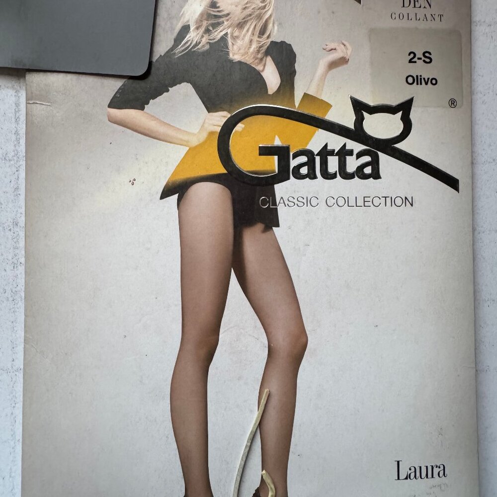 Gatta Laura 15den  Classic Women Tights - OLIVO COLOR SIZE 2/S